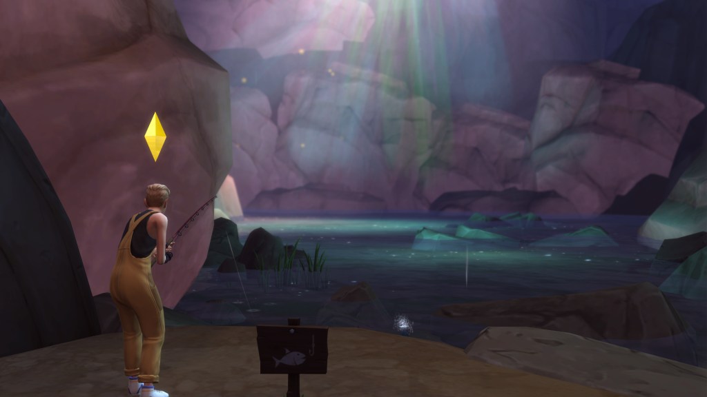 overview shot of the secret location