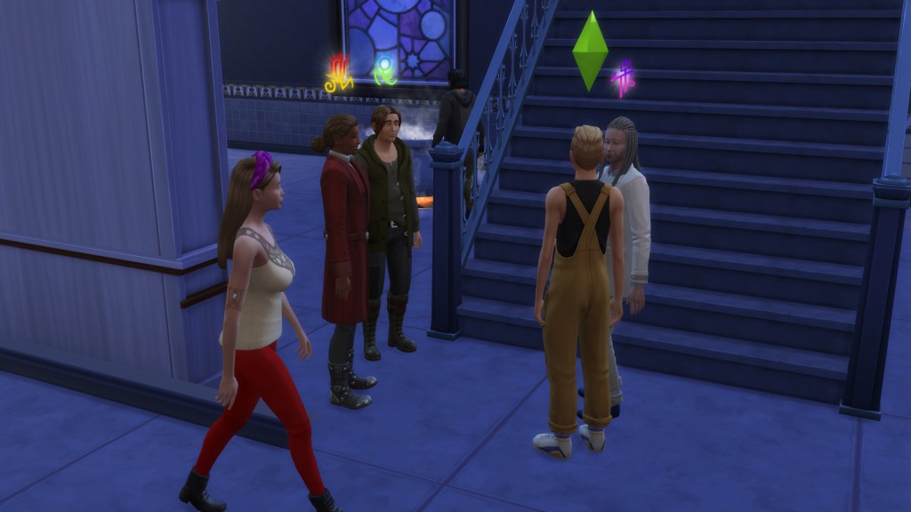 The Magic HQ with skybridges to Casters Alley, Duelling Grounds, and the Gardens.