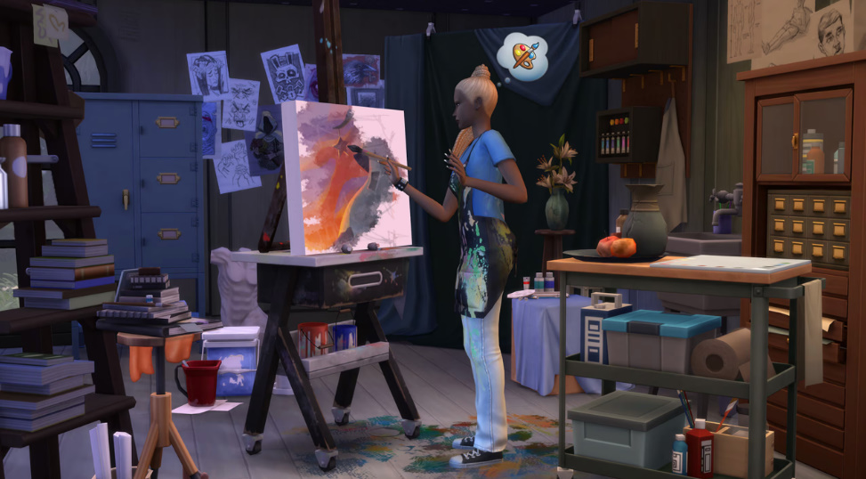 Artist Studio – Kit Guide – The Sims 4