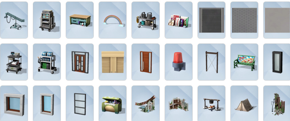Alt Text: Get Famous Build/Buy items including video station, music station, money vault, and luxury celebrity furniture.