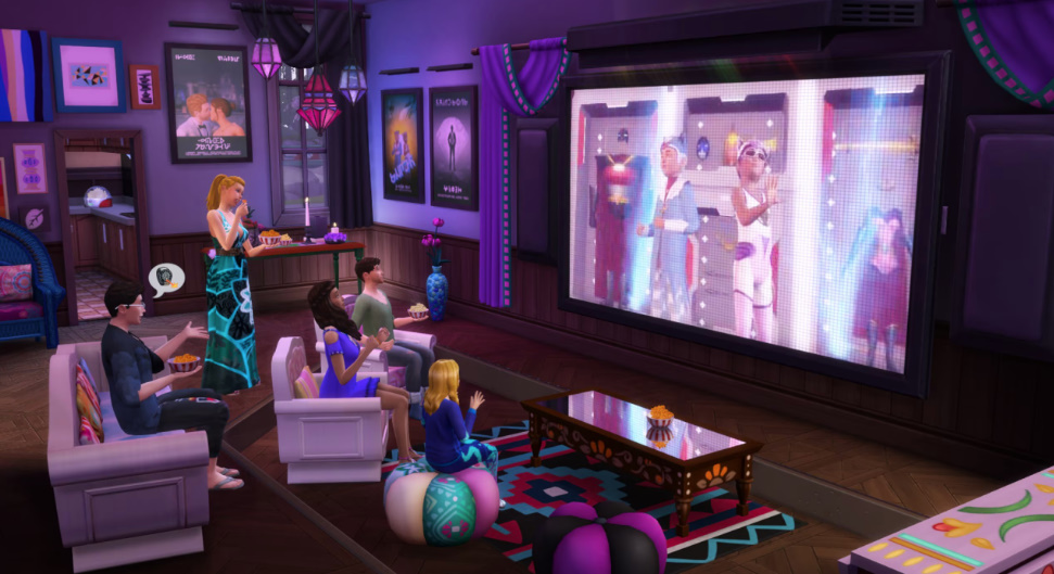 Movie Hangout – Stuff Pack Guide – The Sims 4