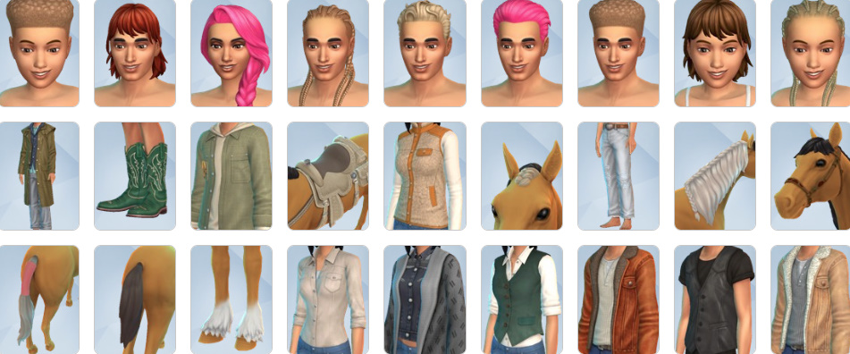 Western outfits with boots, show jackets, and ranch workwear.