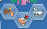 Three personality trait icons selected in The Sims 4 Create-a-Sim.
